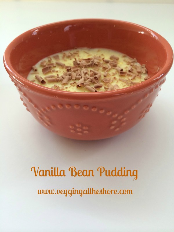 Vanilla Bean Pudding Vegging on the Mountain