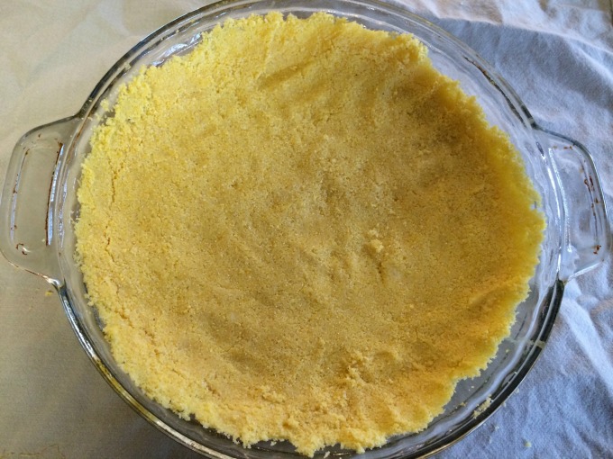 Cornmeal Crust in Dish