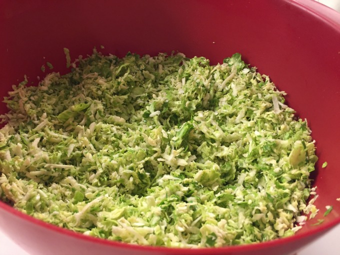shredded sprouts