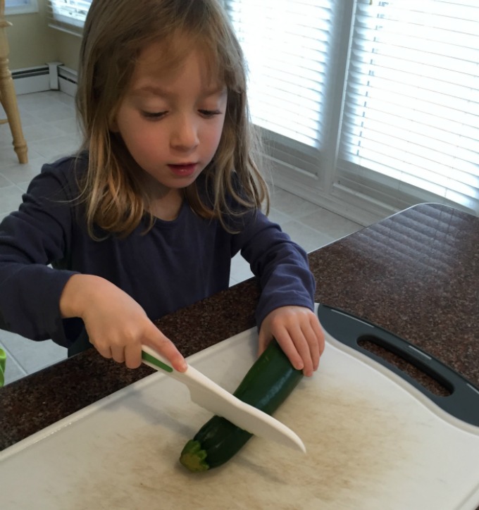 Cutting Zucchini