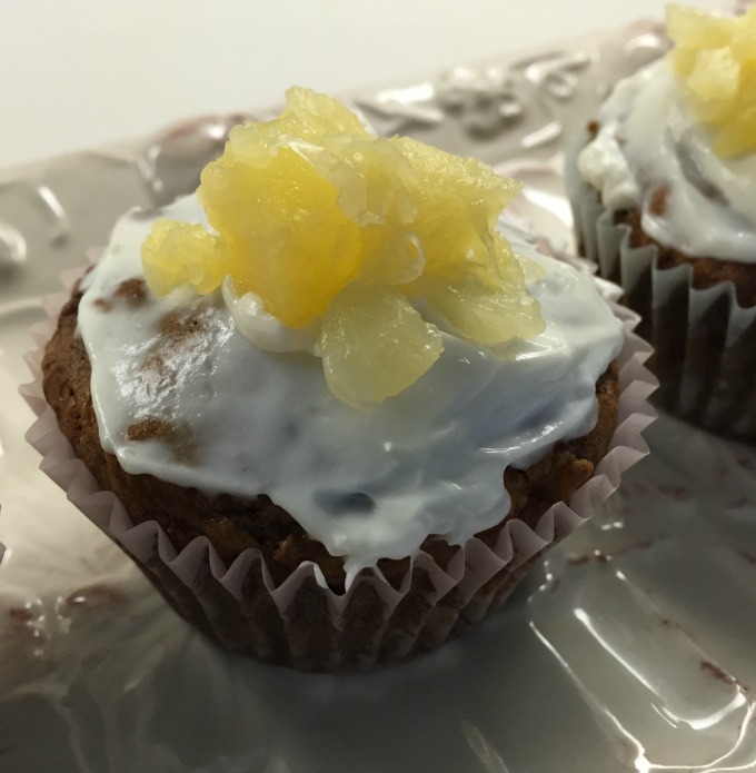 Pineapple and Zucchini Cupcakes